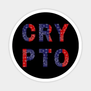 Red and Blue Crypto Magnet